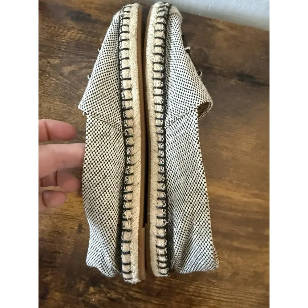 Ralph Lauren Cameryn III Canvas & Leather Espadrilles Women’s US 7.5 Shoes